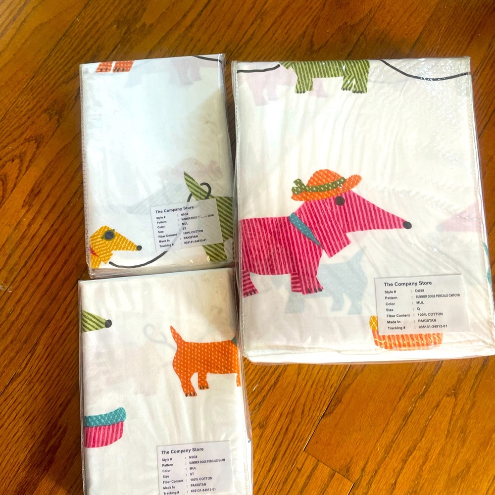 NEW! Company Store queen duvet cover